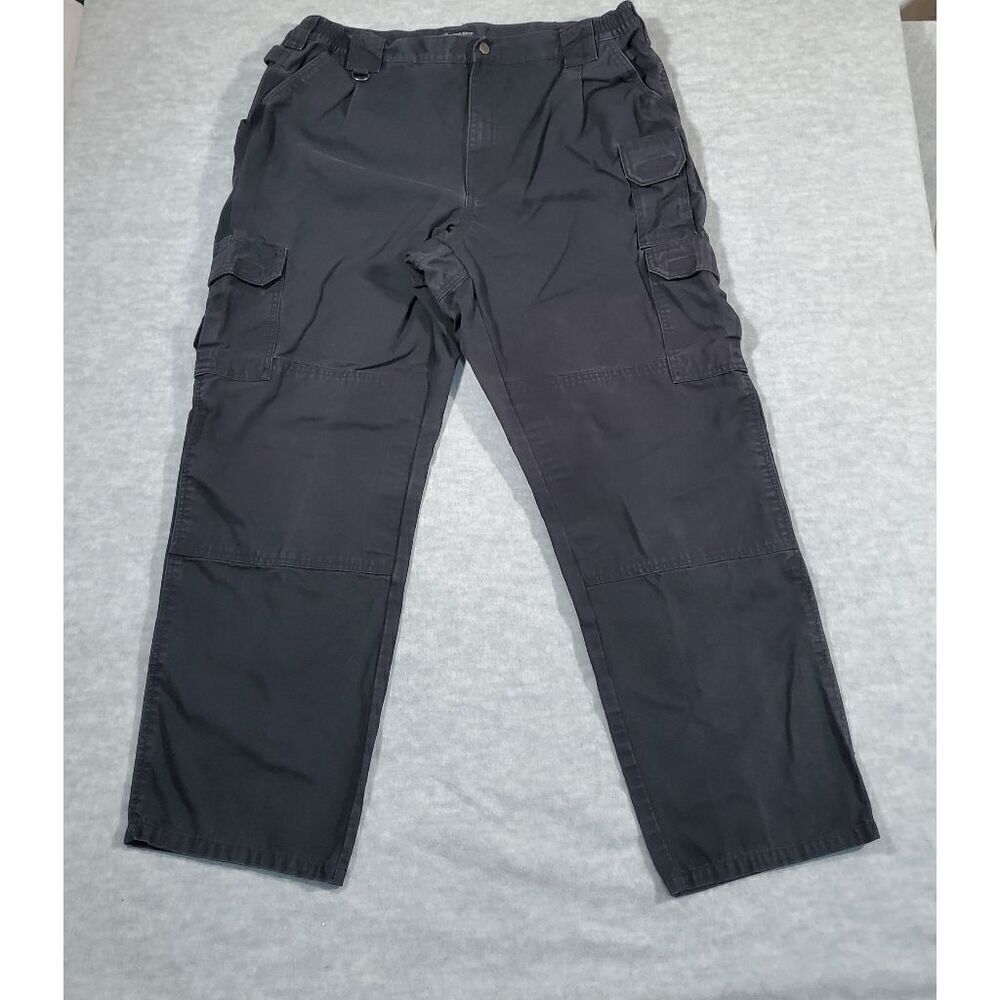 5.11 Tactical Series Men 40x32 Black Stryke Cargo Utility Flat Front Regular Fit